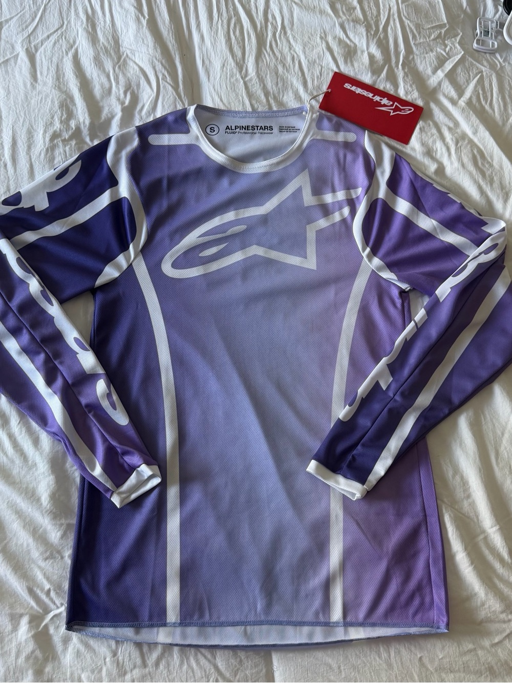 Alpinestars Purple Ombre Motocross Jersey